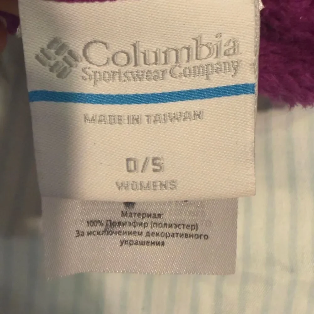 Columbia purple fleece beanie #outdoor #winterwear